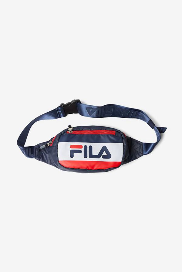 Fila Hunts Waist Bag - Navy/Red/White,NZ 583-40572